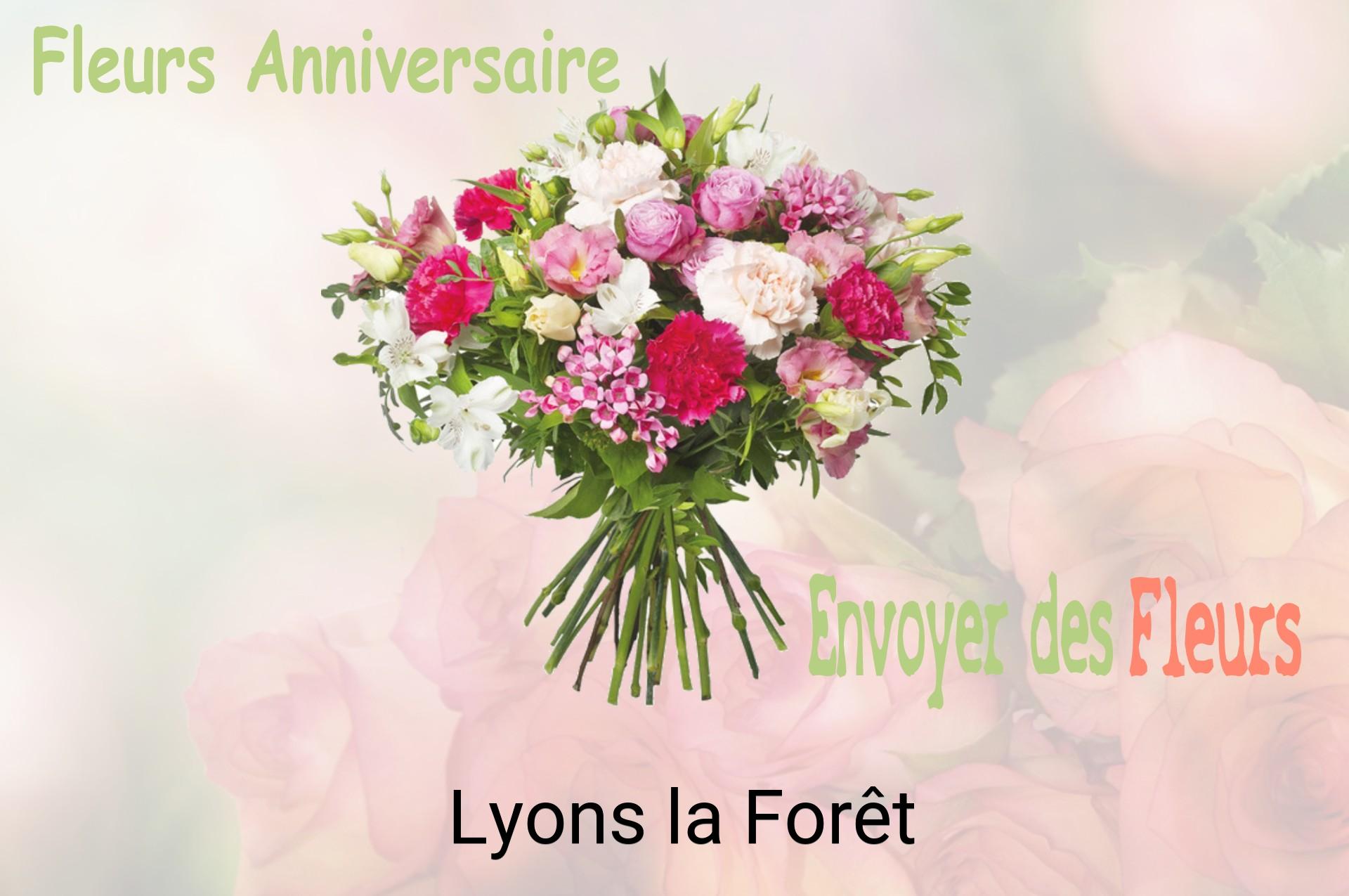 Bouquet de fleurs d’anniversaire livré à Lyons-la-Forêt