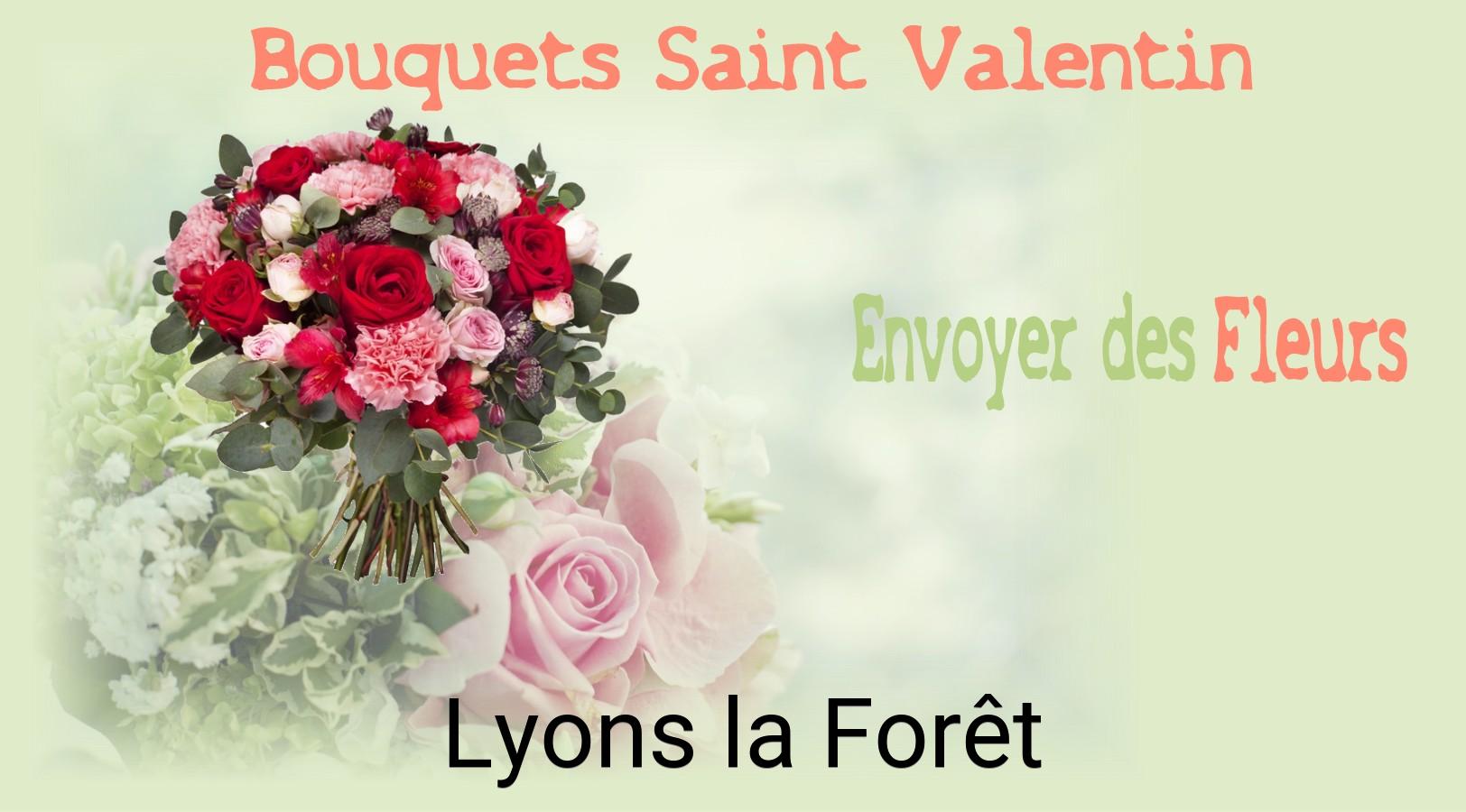 Roses de Saint-Valentin livrées à Lyons-la-Forêt